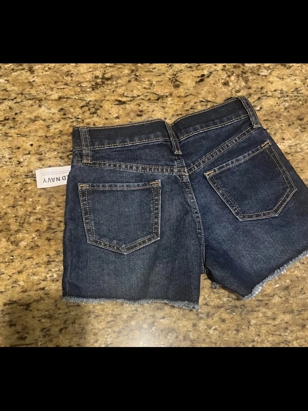 NWT Old Navy High Rise Waist Freyed Hem Shorts Girls 6